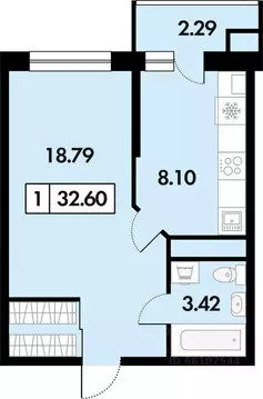 1-к кв. Рязанская область, Рязанский муниципальный округ, с. Дядьково ...