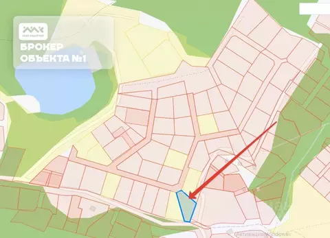 Участок в Ленинградская область, Приозерский район, Красноозерное ...