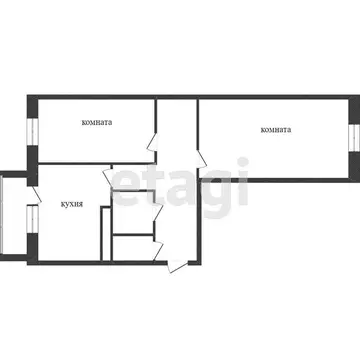 2-комнатная квартира: Белгород, улица Виктора Лосева, 21 (52 м)