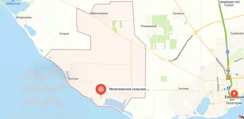 Участок в Крым, Сакский район, с. Молочное ул. Южная, 5 (6.0 сот.)