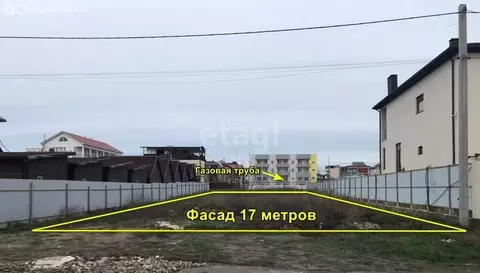 Участок в Краснодарский край, муниципальный округ Анапа, посёлок ...