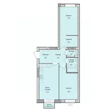 2-к кв. Удмуртия, Завьяловский район, с. Первомайский Санвилл жилой ...