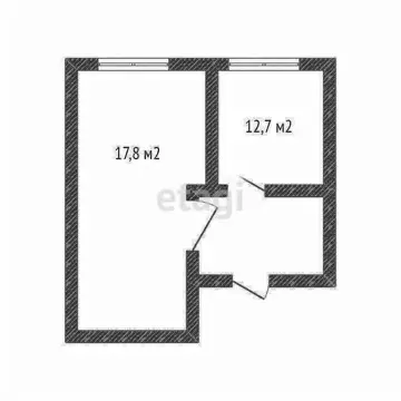 Комната Белгородская область, Белгород ул. Горького, 78 (30.5 м)
