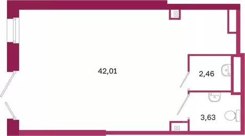 Помещение свободного назначения в Санкт-Петербург Курская ул., 27В (48 ...