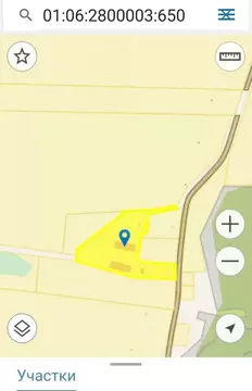 Участок в Адыгея, Теучежский район, Пчегатлукайское с/пос, Кочкин хут. ...