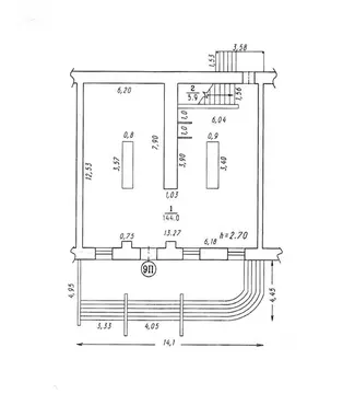Помещение свободного назначения в Омская область, Омск просп. Карла ...