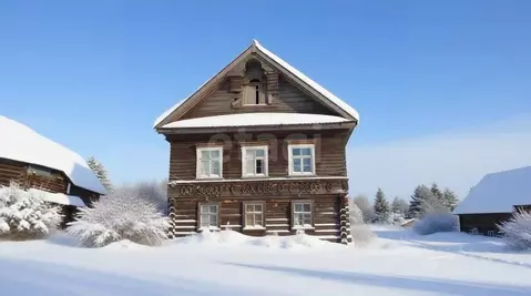 Дом в Ленинградская область, Киришский район, Пчевское с/пос, д. ...