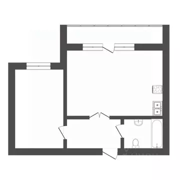 1-к кв. Тюменская область, Тюмень ул. Газопромысловая, 4 (48.9 м)