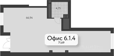 Офис в Свердловская область, Екатеринбург Академический мкр, 3-й кв-л, ...