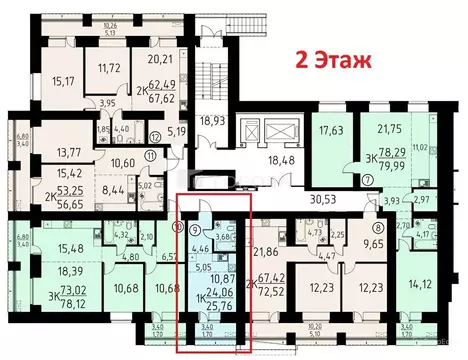 Квартира-студия: Кисловка, микрорайон Левобережный, улица Василия ...
