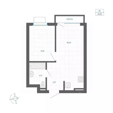 1-к кв. Челябинская область, Челябинский городской округ, пос. ...