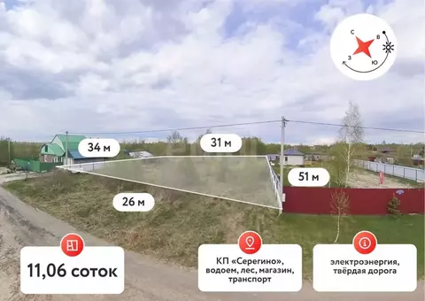 Участок в Тюменская область, Тюменский муниципальный округ, д. ...