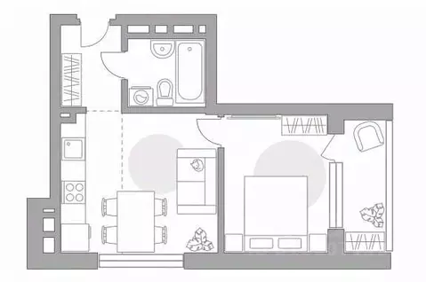 2-к кв. Башкортостан, Уфа ул. Менделеева, 158 (41.3 м)