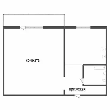 1-комнатная квартира: Воронеж, Новосибирская улица, 55 (37.5 м)