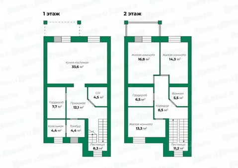 4-к кв. Кировская область, Киров Новый мкр, ул. Новая, 99 (164.0 м)