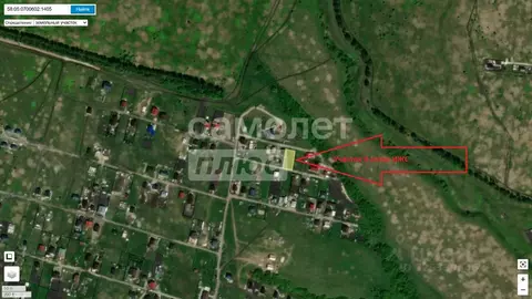 Участок в Пензенская область, с. Бессоновка ул. Саранская, 1 (8.0 ...