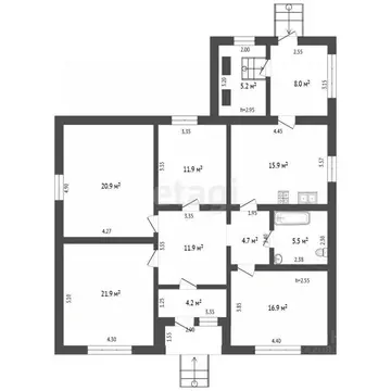 Дом в Воронежская область, Борисоглебский городской округ, с. ...