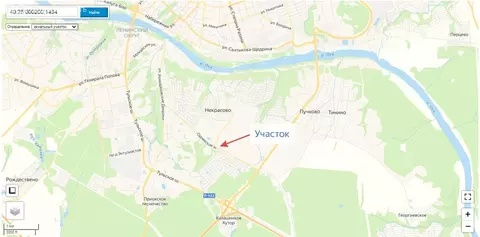 Участок в Калуга, Одоевское шоссе (11 м)