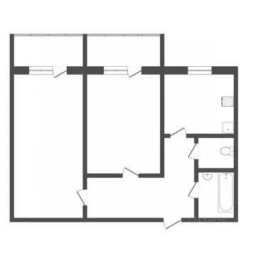 2-к кв. Тюменская область, Тюмень Народная ул., 10 (64.5 м)