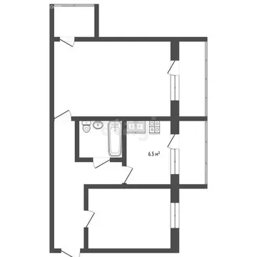 2-комнатная квартира: Архангельск, проспект Советских Космонавтов, 37 ...
