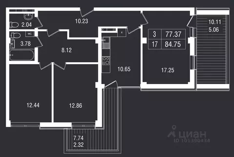 3-к кв. Крым, Ялта муниципальный округ, Гурзуф пгт Море Ялта жилой ...