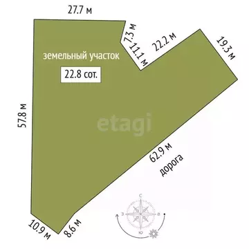 Участок в Московская область, Клин городской округ, д. Селевино  ...