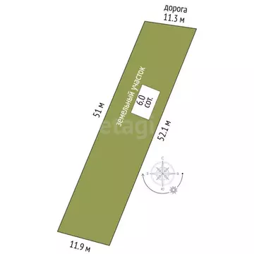 Участок в Костромская область, Кострома Фанерщик-1 садоводческое ...