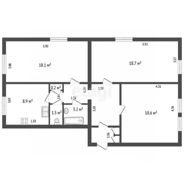 Комната Санкт-Петербург ул. Трефолева, 16 (18.7 м)