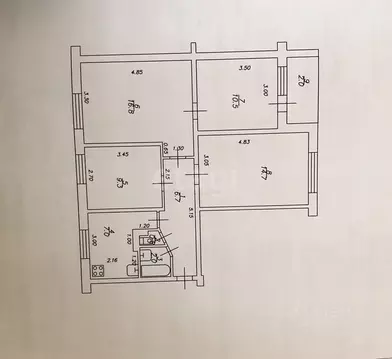 4-к кв. Татарстан, Казань Профессора Камая ул., 5 (67.8 м)