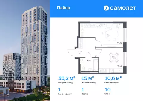 1-к кв. Свердловская область, Екатеринбург Горнозаводский жилрайон,  ...