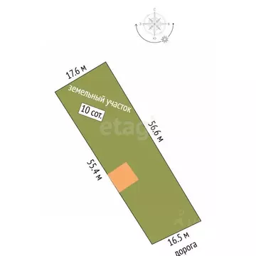 Участок в Саха (Якутия), с. Пригородный ул. Синяя Стрелка, 20 (10.0 ...