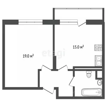 1-к кв. Ярославская область, Ярославль ул. Ползунова, 4 (43.6 м)