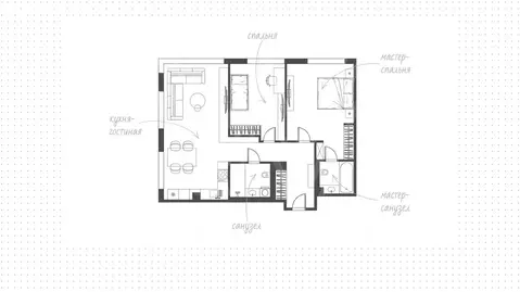 3-комнатная квартира: Москва, САО, район Беговой, ЖК Слава, к3 (85 м)