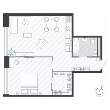 2-к кв. Приморский край, Владивосток ул. Нейбута (59.43 м)