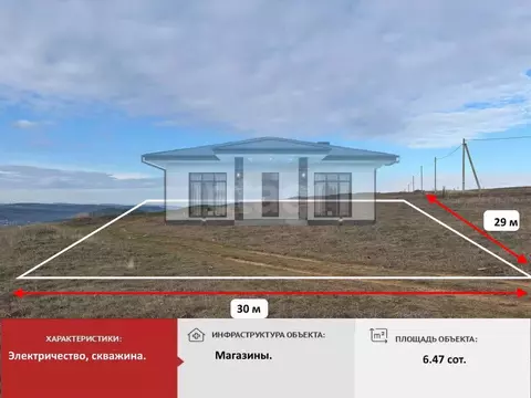 Участок в Крым, Симферопольский район, Добровское с/пос, с. Пионерское ...