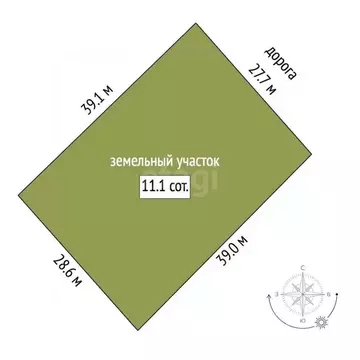 Участок в Архангельская область, Архангельск Малое Никольское ТСН,  ...