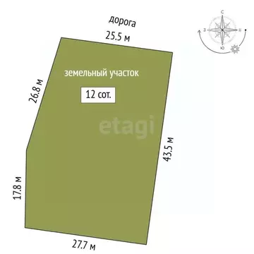 Участок в Ярославская область, Ярославский муниципальный округ, д. ...