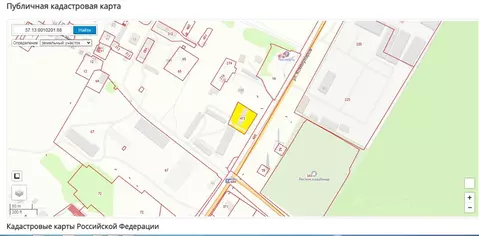 Участок в Орловская область, Новосиль ул. Коммунаров, 45 (25.0 сот.)