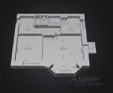 2-к кв. Ульяновская область, Ульяновск Ростовская ул., 4 (53.6 м)