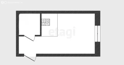 Квартира-студия: Анапа, улица Адмирала Пустошкина, 22с1 (18 м)