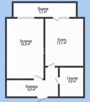 1-к кв. Краснодарский край, Краснодар Зеленодар жилой комплекс, ул. ...