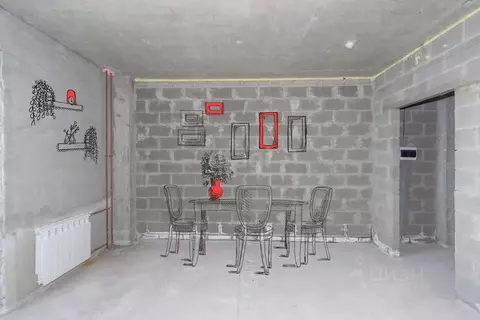 Студия Омская область, Омск ул. Б.Г. Шаронова, 29 (24.3 м)