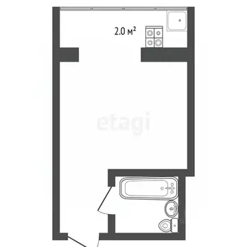 Студия Тюменская область, Тюмень ул. Судостроителей, 38 (18.0 м)