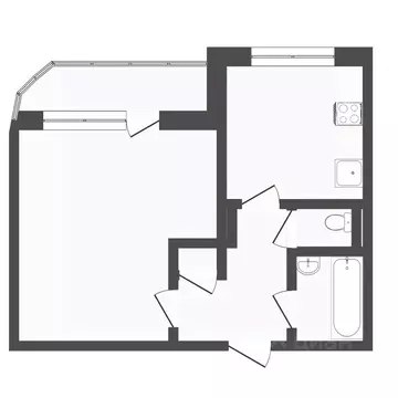 1-к кв. Пермский край, Пермь ул. Генерала Наумова, 19 (40.0 м)
