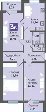3-к кв. Марий Эл, Медведево городское поселение, Медведево пгт ул. ...
