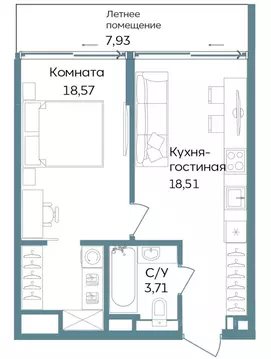 1-к кв. Крым, Саки ул. Морская (48.72 м)