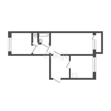 2-комнатная квартира: Бийск, Советская улица, 197/3 (50.2 м)