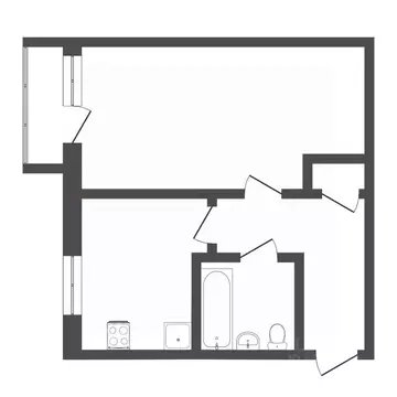 1-к кв. Тюменская область, Тюмень ул. Белинского, 30 (41.5 м)