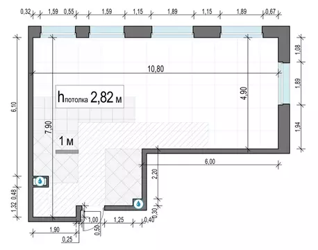 2-к кв. Московская область, Мытищи Белый Grad жилой комплекс (63.5 м)