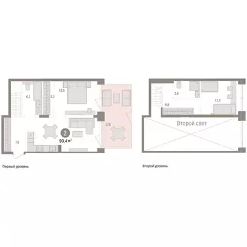 3-комнатная квартира: Тюмень, улица Муравленко, 9к1 (90.35 м)